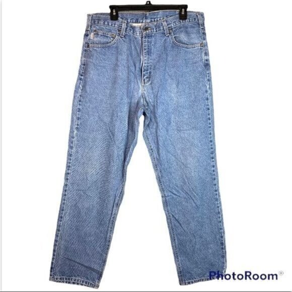 Carhartt Other - Carhartt mens size 38x32 relaxed fit blue jean